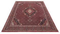 Central medallion detail of New Bijar rug from Iran / Persia