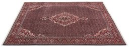 Central medallion detail of New Bijar rug from Iran / Persia