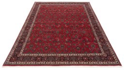 Central medallion detail of New Bijar rug from Iran / Persia