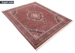Full view of New Bijar rug from Iran / Persia, 312 × 253 cm in Multi Color tones