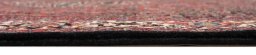 Corner detail of 1990s Bijar rug showing border pattern and Wool pile