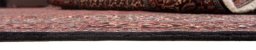 Corner detail of New Bijar rug showing border pattern and Wool pile