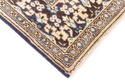 Central medallion detail of 1999s Ghom rug from Iran / Persia