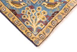 Central medallion detail of 2001s Ghom rug from Iran / Persia