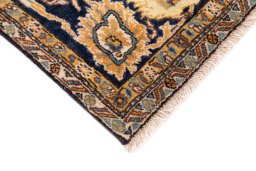 Central medallion detail of 1970s Ghom rug from Iran / Persia