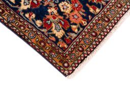 Central medallion detail of 1972s Ghom rug from Iran / Persia