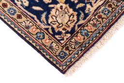 Central medallion detail of 1975s Ghom rug from Iran / Persia