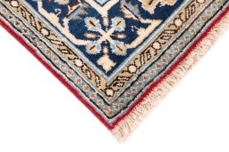 Central medallion detail of 1985s Ghom rug from Iran / Persia
