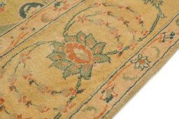 Central medallion detail of New Isfahan rug from Iran / Persia