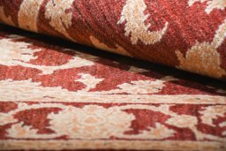 Central medallion detail of New Isfahan rug from Iran / Persia