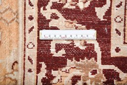 Central medallion detail of New Isfahan rug from Iran / Persia