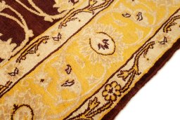 Central medallion detail of New Isfahan rug from Iran / Persia