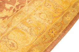 Central medallion detail of New Isfahan rug from Iran / Persia