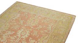 Surface texture of New Isfahan rug with natural Wool and intricate pattern