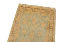 Surface texture of New Isfahan rug with natural Wool and intricate pattern
