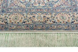 Full view of 2000s Isfahan rug from Iran / Persia, 168 × 108 cm in Beige tones