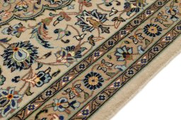 Central medallion detail of 1990s Kashan rug from Iran / Persia