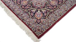 Central medallion detail of 1990s Kashan rug from Iran / Persia