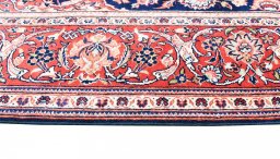 Central medallion detail of 1930s Kashan rug from Iran / Persia