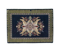 Full view of 2000s Kashan rug from Iran / Persia, 65 × 90 cm in Multi Color tones