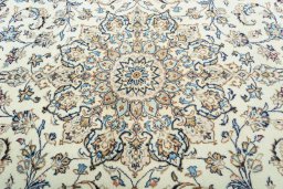 Central medallion detail of New Kashan rug from Iran / Persia