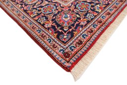 Central medallion detail of 1990s Kashan rug from Iran / Persia