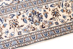Central medallion detail of 2000s Kashan rug from Iran / Persia