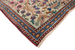 Central medallion detail of 1990s Kashmar rug from Iran / Persia