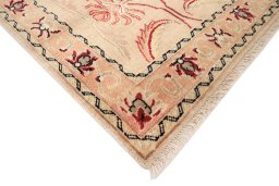 Central medallion detail of 2000s Kashmar rug from Iran / Persia