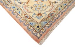 Central medallion detail of 1990s Kashmar rug from Iran / Persia