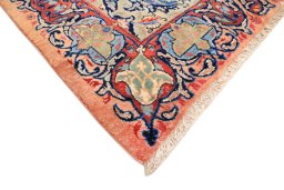 Central medallion detail of 1960s Kashmar rug from Iran / Persia