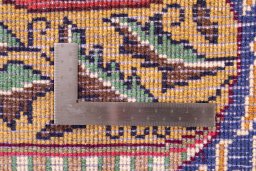 Central medallion detail of 1960s Kashmar rug from Iran / Persia