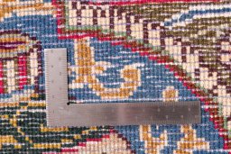 Central medallion detail of 1960s Kashmar rug from Iran / Persia