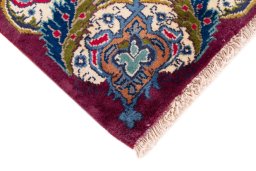 Central medallion detail of 2006s Kashmar rug from Iran / Persia