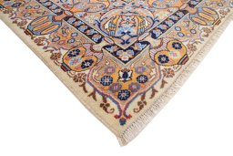 Central medallion detail of 1990s Kashmar rug from Iran / Persia