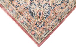 Central medallion detail of 1950s Kerman rug from Iran / Persia