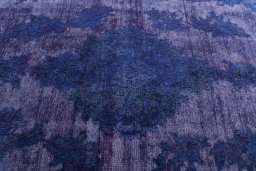 Central medallion detail of 1970s Kerman rug from Iran / Persia