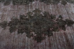 Central medallion detail of 1950s Kerman rug from Iran / Persia