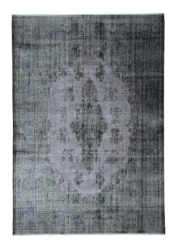 Full view of 1970s Kerman rug from Iran / Persia, 500 × 348 cm in Red tones