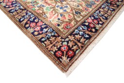 Central medallion detail of 2000s Kerman rug from Iran / Persia