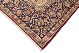 Central medallion detail of 1990s Kerman rug from Iran / Persia
