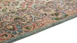 Central medallion detail of 1920s Kerman rug from Iran / Persia
