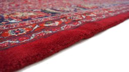 Central medallion detail of 1960s Mashad rug from Iran / Persia