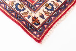 Central medallion detail of 1990s Mashad rug from Iran / Persia