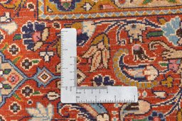 Central medallion detail of 2020s Moud rug from Iran / Persia