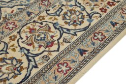 Central medallion detail of New Nain rug from Iran / Persia