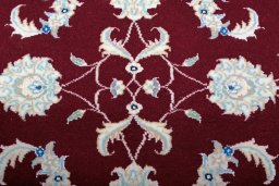 Surface texture of New Nain rug with natural Cork and intricate pattern