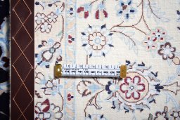 Surface texture of New Nain rug with natural Cork and intricate pattern