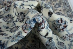 Surface texture of New Nain rug with natural Cork and intricate pattern