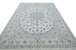 Surface texture of New Nain rug with natural Cork and intricate pattern